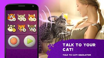 Falar com gato! Simulador Cartaz