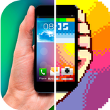 8-bit phone screen simulator