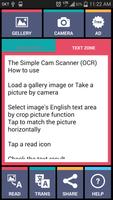 Le simple Cam Scanner (OCR) capture d'écran 2