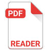 آیکون‌ PDF XPS خواننده بیننده