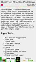 Fried Noodle Recipes Full capture d'écran 2