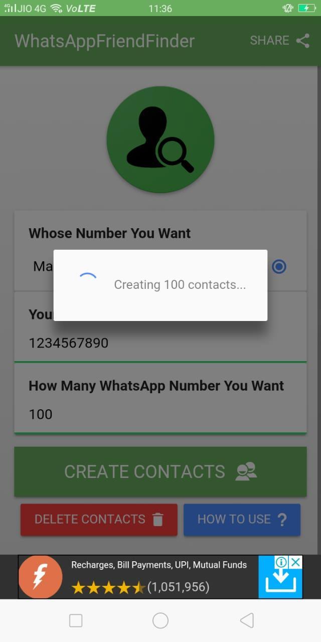 Number whatsapp boy
