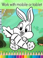 Bunny Coloring Kids for Buggy syot layar 2