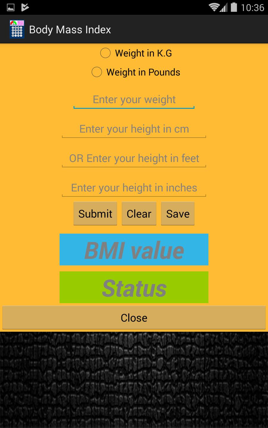 Bmi Calculator Body Mass Index Bmi Chart For Android Apk
