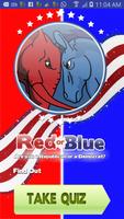 Red or Blue Affiche