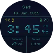 Retro Led Watchface Free