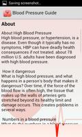 Blood Pressure Guide capture d'écran 2