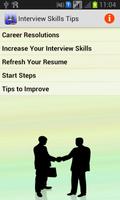 Interview Skills Tips plakat