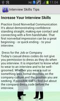 Interview Skills Tips скриншот 1