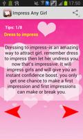 Impress Any Girl تصوير الشاشة 1