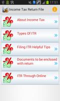 Income Tax Return File Cartaz