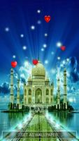 Taj Mahal Love Wallpaper Affiche