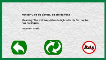 Hausa Proverbs captura de pantalla 2