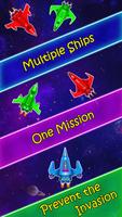 Spaceship Galaxy Fighting Game plakat