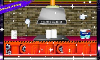 Tissue Paper Factory - Juego de Soft Tissue Maker captura de pantalla 3