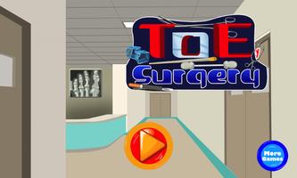Toe Surgery Doctor Game Affiche