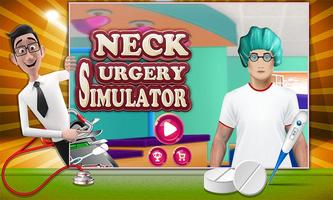 Neck Surgery Doctor Simulator Affiche