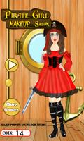 Pirate Girl MakeUp Salon-poster