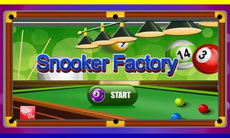 Snooker Factory - Billiard ball making fun الملصق