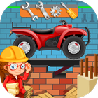 Build a Quad bike repair Factory - Motorworld Sim icône