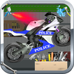 إصلاح الدراجة الشرطة وغسل