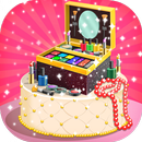 公主閃光化妝盒蛋糕廠 APK