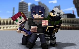 Poster Anime Skins for Minecraft