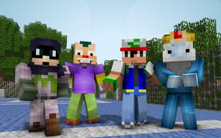 Cartoon Skins for Minecraft Poster