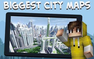 City Maps for Minecraft Affiche