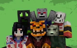 Halloween Skins for Minecraft Affiche