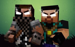 Skins Herobrine for Minecraft poster