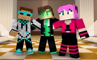 Letsplayers Skins for MCPE Affiche