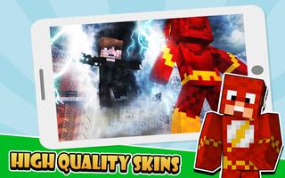 برنامه‌نما Skins Superhero for Minecraft عکس از صفحه