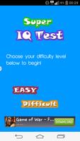 Super IQ Test Affiche