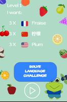 Brainy Fruits Match 3 – Language puzzle Challenge ảnh chụp màn hình 2