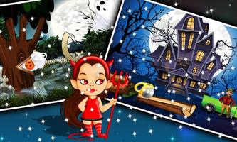 Tree house  builder : Halloween Game скриншот 1