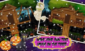 3 Schermata Tree house  builder : Halloween Game