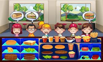 Kids school Bus Stop Restaurant - Food making game ภาพหน้าจอ 3