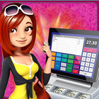 Grocery Shop Cashier - shopping game for kids আইকন