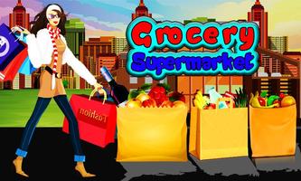 Grocery Shop Cashier - shopping game for kids poster