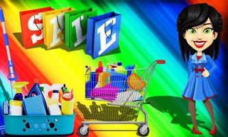 Grocery Shop Cashier - shopping game for kids imagem de tela 2