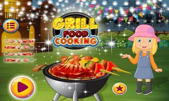 Grill Cooking Game: Cuisine Maître Chef BBQ Affiche