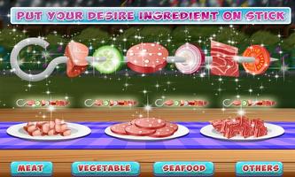 Grill Cooking Game: Cuisine Maître Chef BBQ capture d'écran 2