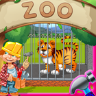 Construire Zoo sauvage des animaux icône