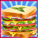 Cheese Sandwich making & fries cooking games APK