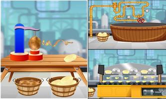 Potato Chips Maker Factory: Snacks Making Game captura de pantalla 2