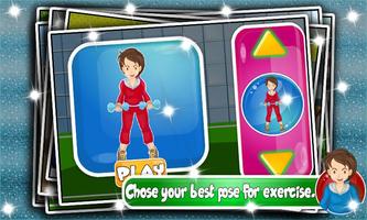 2 Schermata Kids Workout Fitness Girl Games Fat to Fit