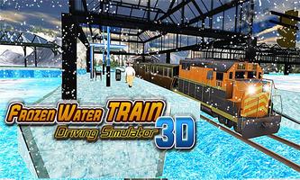 Frozen Water Train Driving Simulator 3d poster