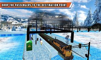 Frozen Water Train Driving Simulator 3d screenshot 1
