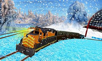 Frozen Water Train Driving Simulator 3d screenshot 2
